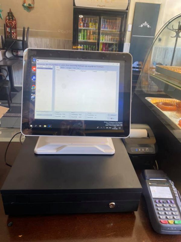 12 Inch Touch Pos System All In One Point With Customer Display for retail